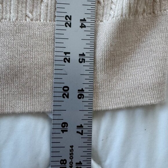 Rare Lululemon Ribbed Merino Wool Cropped Cardigan Women’s Size XL "Bone" - Picture 8 of 10